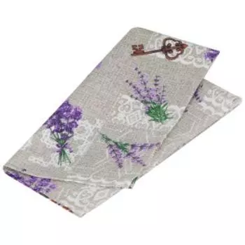 Полотенце кухонное Цветы, 35х60 см, рогожка, хлопок, в ассортименте