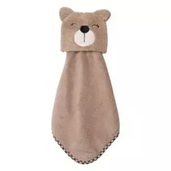 Полотенце кухонное Доляна Мишка, 30х30 см, микрофибра 300г/м2