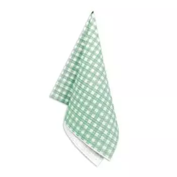 Полотенце кухонное Grand Style Клетка, 35х60 см, вафельное, хлопок, мята