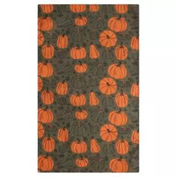 Полотенце кухонное Хаски Home Зеленая тыква, 35х60 см, рогожка