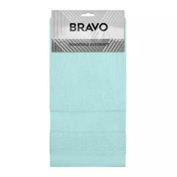 Полотенце кухонное ИКР Палитра, 40х60 см, вафельное, голубой