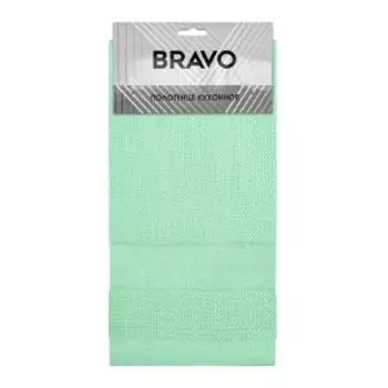 Полотенце кухонное ИКР Палитра, 40х60 см, вафельное, светло-зеленый