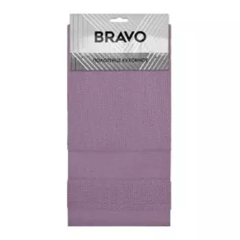 Полотенце кухонное ИКР Палитра, 40х60 см, вафельное, фиолетовый