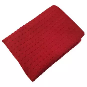 Полотенце кухонное Элиза красный, 30x30 см, вафельное