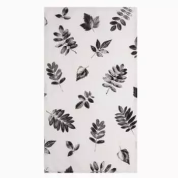 полотенце кухонное Этель Impression, размер: 40х73см, цвет бел/черный, репс 210г/м2, хлопок 100%