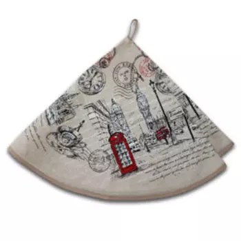 Полотенце кухонное Лондон, 60см, шелкография