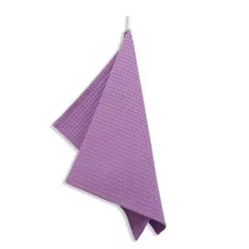 полотенце кухонное Сиреневое, 35х60см, вафельное, хлопок