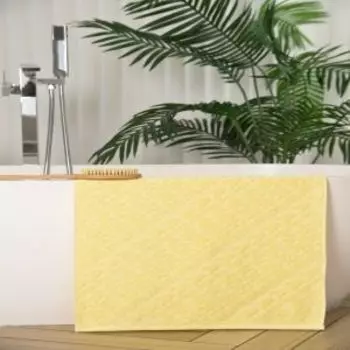 Полотенце махровое Amore, 50х80 см, желтый, хлопок