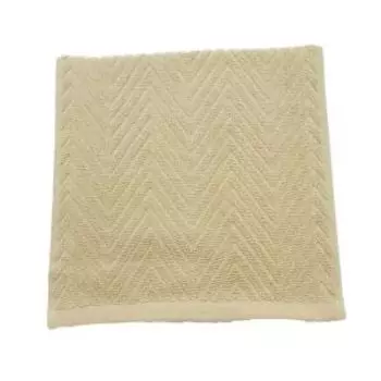 полотенце махровое BELEZZA Eho, размер: 30х50см, бежевый, 450 г/м2, 100% хлопок