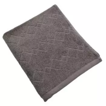 полотенце махровое BELEZZA Falcon, размер: 70х130см, гладкокрашенное, темно-серый, 500 г/м2, 100% хлопок
