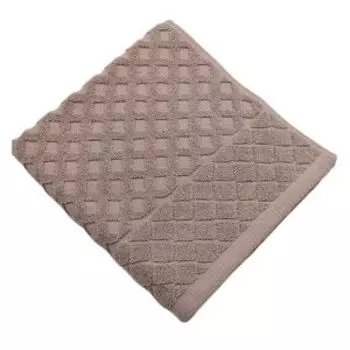 Полотенце махровое Belezza Sea, 50х80 см, гладкокрашенное, 100% хлопок, 500 г/м2, серо-коричневый