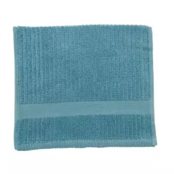 полотенце махровое BELEZZA Time, размер: 30х50см, голубой, 500 г/м2, 100% хлопок
