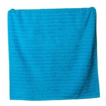 полотенце махровое BELEZZA Волны, размер: 70х140см, гладкокрашенное, бирюзовый, 400г/м2, 100% хлопок