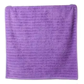полотенце махровое BELEZZA Волны, размер: 70х140см, гладкокрашенное, сиреневый, 400г/м2, 100% хлопок