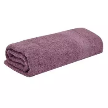 Полотенце махровое Bravo Арзон, 50х80 см, гладкокрашенное, хлопок 340г/м2, темно-розовый