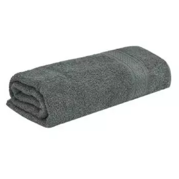 Полотенце махровое Bravo Арзон, 70х130 см, гладкокрашенное, хлопок 340г/м2, серый