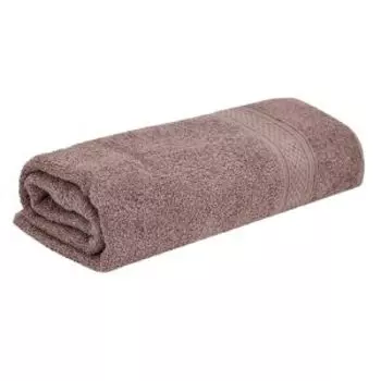 Полотенце махровое Bravo Арзон, 70х130 см, гладкокрашенное, бежевый, хлопок 340г/м2