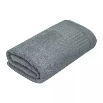 Полотенце махровое Bravo Льеж, 30х60 см, гладкокрашенное, хлопок 400г/м2, серый