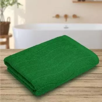 Полотенце махровое Bravo Линия, 50х80 см, гладкокрашенное, хлопок 440г/м2, зелёный