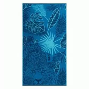 полотенце махровое CLEANELLY BASIC Hunter, размер 50х90см,пестроткан.,стриженное,синий, 460 гр/м2, 100% хлопок