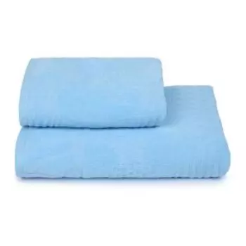 полотенце махровое CLEANELLY BASIC Mondo dell acqua, размер 50х90см, гладкокрашенное,голубой, 460 гр/м2, 100% хлопок