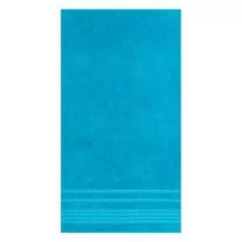 Полотенце махровое Cleanelly Basic Morning dew, 70х130 см, гладкокрашенное, бирюзовый, хлопок, 420 г/м2