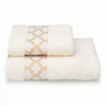 полотенце махровое CLEANELLY BASIC Oro di Venezia, размер 50х90см, гладкокрашенное,молочный, 460 гр/м2, 100% хлопок