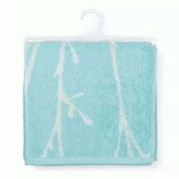 полотенце махровое CLEANELLY BASIC Ветки, размер 50х90см, пестротканное, голубой, 420гр/м2, 100%хл