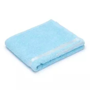 Полотенце махровое Clouds, 100х150 см, голубой