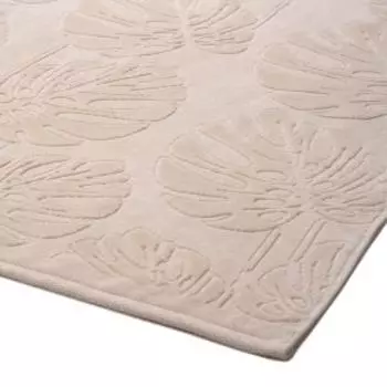 полотенце махровое DМ ЛЮКС Flowerage, размер: 50х80см, гладкокрашенное, молочный, 360 г/м2, 100%хл.