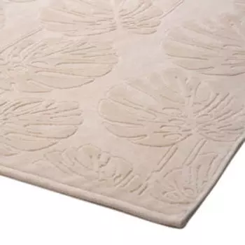 полотенце махровое DМ ЛЮКС Flowerage, размер: 70х120см, гладкокрашенное, молочный, 360 г/м2, 100%хл.