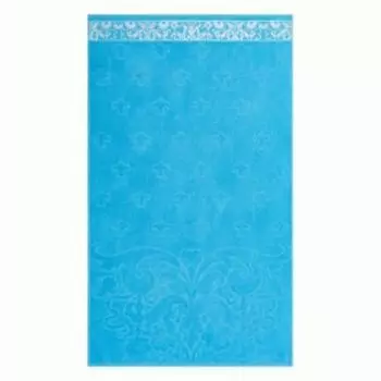 Полотенце махровое ДМ Люкс Artwork, 70х120 см, гладкокрашенное, синий, хлопок 350г/м2