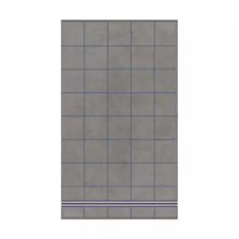 Полотенце махровое DМ Прайм Grafica, 50х80 см, пестротканное, хлопок, серый