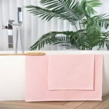 Полотенце махровое Eho, 70х130 см, розовый, хлопок