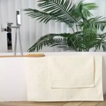 Полотенце махровое Ice, 50х80 см, молочный, хлопок