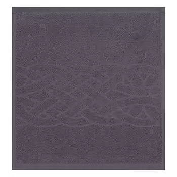 Полотенце махровое Tales, 30х30 см, темно-серый, хлопок