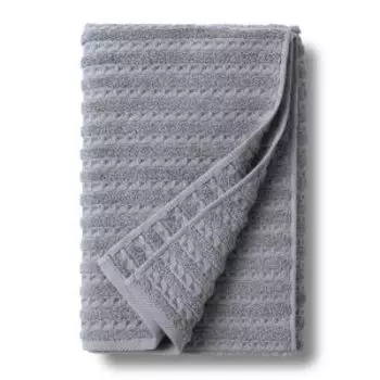 полотенце махровое VEROSSA Pique texture, размер: 50х90см, гладкокрашеное, 100%хл., 430г/м2, Графит