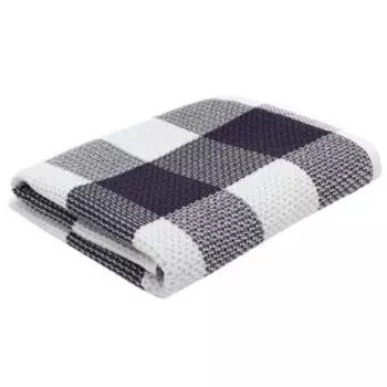 Полотенце вафельное Bravo Квадрат, 70х140 см, пестротканое, хлопок, 350г/м2, серый