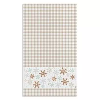 Полотенце вафельное Снегопад, 35х60 см, хлопок 230 г/м2, шелкография