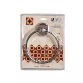 полотенцедержатель кольцо LT13110 MILENA, хром