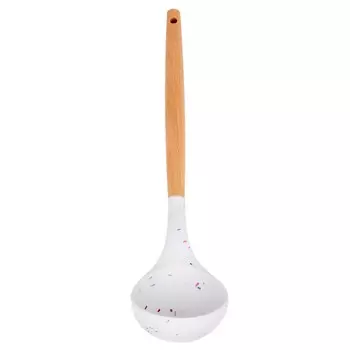 Половник, силикон, дерево