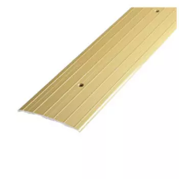 Порог алюминиевый анодированный, 0.9 м, А60, 60 мм, золото