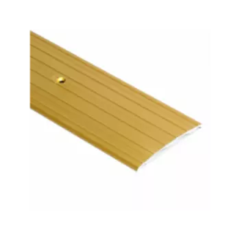 Порог алюминиевый анодированный, 0.9 м, А80, 78 мм, золото