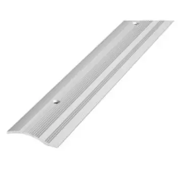 Порог алюминиевый разноуровневый анодированный, 0.9 м, С4, 39.4 мм, серебро