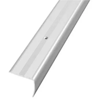 Порог-угол алюминиевый анодированный, 0.9 м, 40х20 мм, серебро