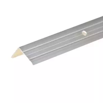 Порог-угол алюминиевый анодированный, 1.8 м, 24х18 мм, серебро