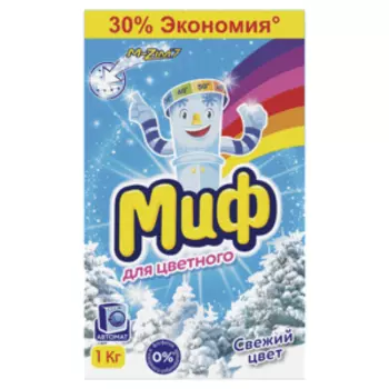 порошок стиральный автомат МИФ Свежий цвет 3в1 1кг