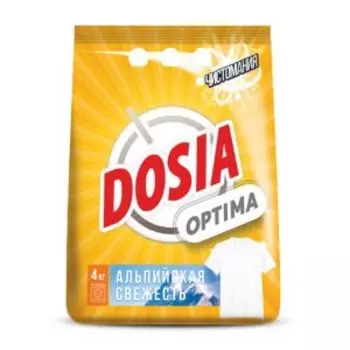 Порошок стиральный Dosia Optima Альпийская Свежесть, 4 кг