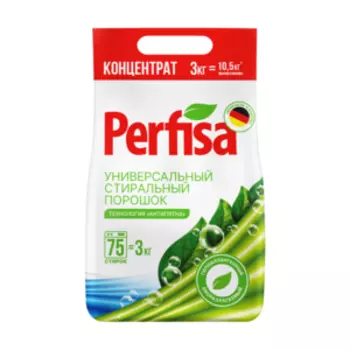 Порошок стиральный Perfisa, 3 кг, универсальный, концентрат