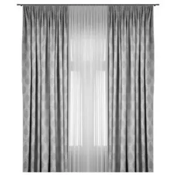 Портьера Belezza Vanda, 270х200 см, жаккард, голубой